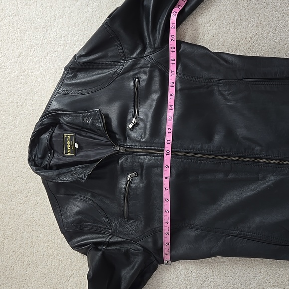 Italian Leather Moto Jacket - Picture 11 of 16